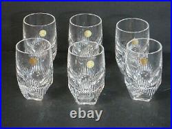 Waterford Crystal Mixology Neon Set of 6 Shot/Whiskey Glasses New & Mint in Box