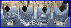 Waterford Crystal Mixology Set of Four Shot Glasses New in Box