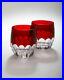 Waterford Crystal Mixology TALON RUBY RED SET/2 Tumbler/Double Old Fashioned