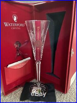Waterford Crystal NRFB 12 Days of Christmas Flutes Complete Set of 12 with Charms