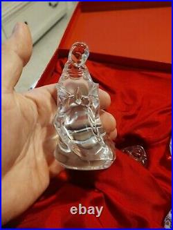 Waterford Crystal Nativity 3 Piece Set Made In Ireland contemporary never used