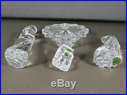 Waterford Crystal Nativity Set 13 Pieces Holy Family Wise Men Shepherds Angels