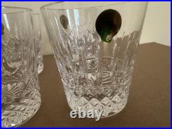 Waterford Crystal Pattern of the Sea Double Old Fashioned Glass Set of 6