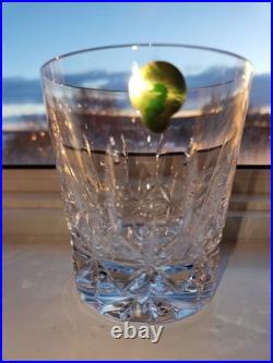 Waterford Crystal Pattern of the Sea Double Old Fashioned Glass Set of 6