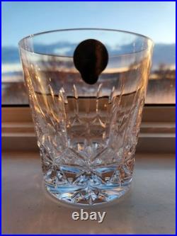 Waterford Crystal Pattern of the Sea Double Old Fashioned Glass Set of 6