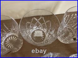 Waterford Crystal Pattern of the Sea Double Old Fashioned Glass Set of 6