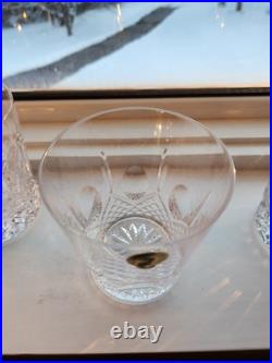 Waterford Crystal Pattern of the Sea Double Old Fashioned Glass Set of 6