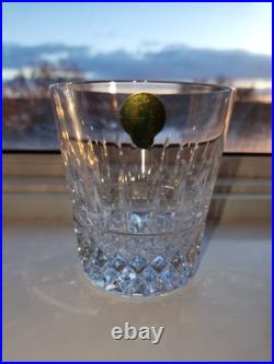 Waterford Crystal Pattern of the Sea Double Old Fashioned Glass Set of 6