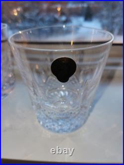 Waterford Crystal Pattern of the Sea Double Old Fashioned Glass Set of 6