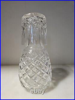 Waterford Crystal Powerscourt Pattern Bedside Carafe And Tumbler 8 1/2