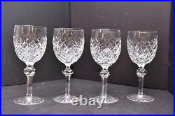 Waterford Crystal Powerscourt Water Goblets 7.5 Set of 4 OLD MARK