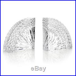 Waterford Crystal Quadrant Set of (2) 5.25 Upright Cut Bookends