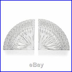 Waterford Crystal Quadrant Set of Two 5.25 Upright Cut Bookends