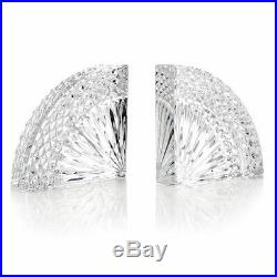 Waterford Crystal Quadrant Set of Two 5.25 Upright Cut Bookends