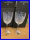 Waterford Crystal Quinn White Wine Glass New In Box 7 Inch Tall Set Of 2