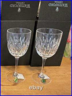 Waterford Crystal Quinn White Wine Glass New In Box 7 Inch Tall Set Of 2 Waterford Crystal Quinn White Wine Glass New In Box 7 Inch Tall Set Of 2