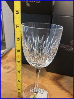 Waterford Crystal Quinn White Wine Glass New In Box 7 Inch Tall Set Of 2 Waterford Crystal Quinn White Wine Glass New In Box 7 Inch Tall Set Of 2