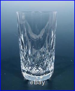 Waterford Crystal SET (8) Lismore Hand Cut 5 12 oz Round Bottom Tumblers MINTY
