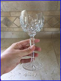 Waterford Crystal Set Of 12 Lismore Hock Wine Glasses Superb