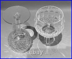 Waterford Crystal Set Of 2 Colleen Oversized Wine Balloon Hocks 7-3/4 Signed