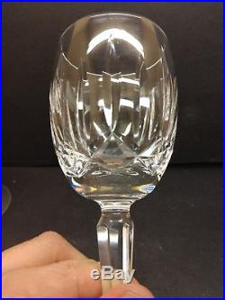Waterford Crystal Set Of 4 Kildare 6-1/2 Claret Wine Glasses Signed