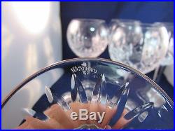 Waterford Crystal Set Of 6 Somerton Balloon Wine Goblets