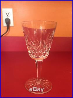 Waterford Crystal Set Of Five Claret Wine And Four Water Glasses Lismore Pattern