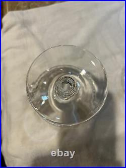 Waterford Crystal Set Of Six Lismore Dessert or Champagne Glasses Vintage