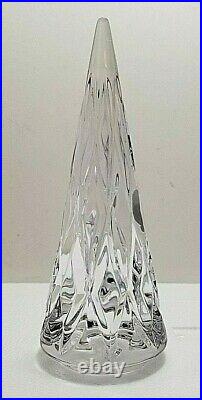 Waterford Crystal Set of 3 Christmas Trees Sculpture/Paperweight! NIB