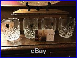 Waterford Crystal Set of 4 Old Fashioned / Highball Glasses NIB