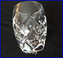 Waterford Crystal Shot Glasses Hand Blown Vintage Signed Classic 1oz Set of 2