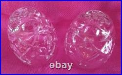 Waterford Crystal Shot Glasses Hand Blown Vintage Signed Classic 1oz Set of 2