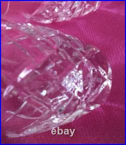 Waterford Crystal Shot Glasses Hand Blown Vintage Signed Classic 1oz Set of 2