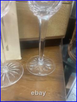 Waterford Crystal Simply Red Ruby Glass Cordials 2004 Set 4 Cordial 7 Glasses