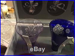Waterford Crystal Snowflake Champagne Collection Full Set Coloured Prestige Case