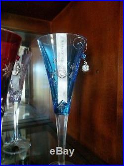 Waterford Crystal Snowflake Wishes Complete Set 2011 2016 Flute NIB Special