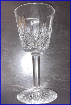 Waterford Crystal Stemware LISMORE Set of 6 Claret Wine / Juice Glasses 5.75