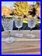 Waterford Crystal Stemware7 Alana Cut 8 Oz Water Goblets stem glassSet Of 3