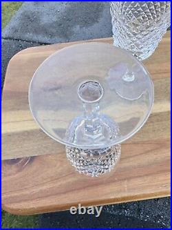 Waterford Crystal Stemware7 Alana Cut 8 Oz Water Goblets stem glassSet Of 3