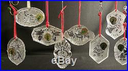 Waterford Crystal The Songs of Christmas Complete Set 1996 2005 MINT BOXES