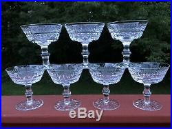 Waterford Crystal Tramore 4 1/2 Champagne Coupes 5ozs, Set Of 7