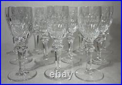 Waterford Crystal VTG Curraghmore 4.5 Inch Cordial Crystal Glasses Set Of Twelve