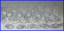 Waterford Crystal VTG Curraghmore 4.5 Inch Cordial Crystal Glasses Set Of Twelve