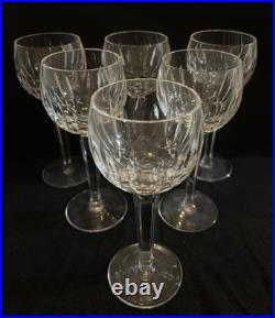 Waterford Crystal Water/Wine Goblet 7 1/2 Set Of 6 Vintage