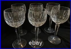Waterford Crystal Water/Wine Goblet 7 1/2 Set Of 6 Vintage