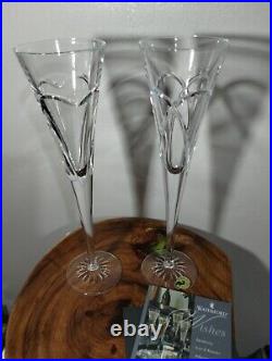 Waterford Crystal Waterford Wishes Love & Romance Flutes Set Of 2