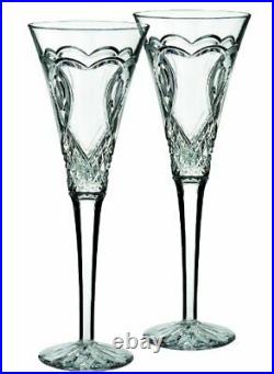 Waterford Crystal Wedding Toasting Flute, Set of 2