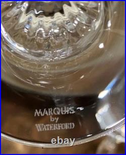 Waterford Crystal Wine Glasses Platinum Trimmed Elegant Discontinued Set Of (8)