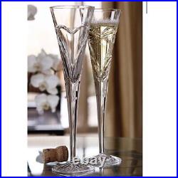 Waterford Crystal Wishes Love & Romance Champagne Flutes