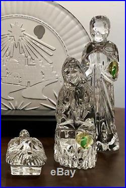 Waterford Crystal XMAS Nativity Set Mary Joe Jesus Creche Wisemen Master O'Leary